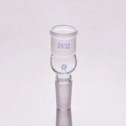 FAPE Borosilicate Glass Joint, Female 29/32, Male 24/40, Glass reducing Adapter, B type connector