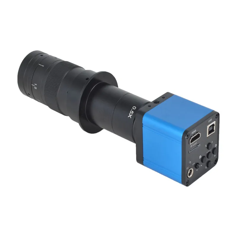 Microscopio Digital FHD 16MP 1080P 180X c-mount Lens HDMI USB microscopio electrónico Industrial cámara para soldadura de reparación de teléfonos