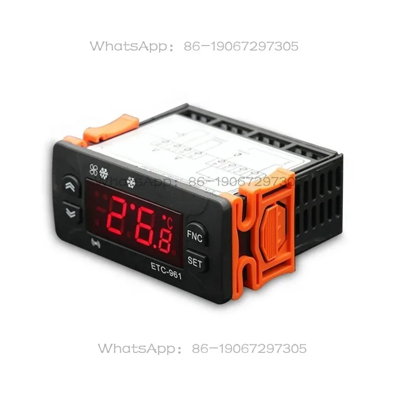 

ETC-961 Temperature Controller Microcomputer Digital Thermostat Refrigeration with Alarm 220V NTC Sensor