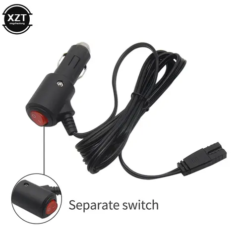 2m 4m 12V DC 2 핀 리드 케이블 플러그 와이어 범퍼 교체 자동차 쿨러 쿨 박스 미니 냉장고 시가 라이터 플러그 외출