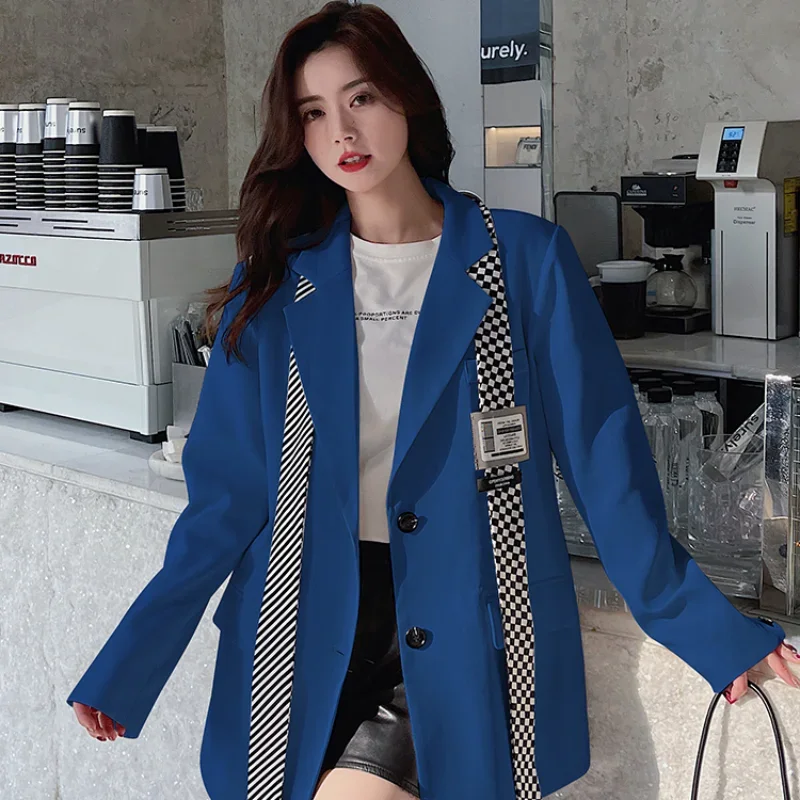 Spring Autumn Female Short Coats and Jackets High Quality Sale Fashion 2025 Women\'s Crop Blazers Trend Korean Style Outerwear