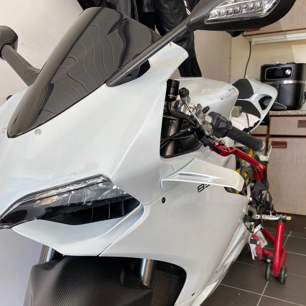 For Ducati Panigale V4 V2 959 1198 1199 1299 R S 899 Winglets Aerodynamic Wing Spoiler Cover Fairing Side Panel Accessories Moto