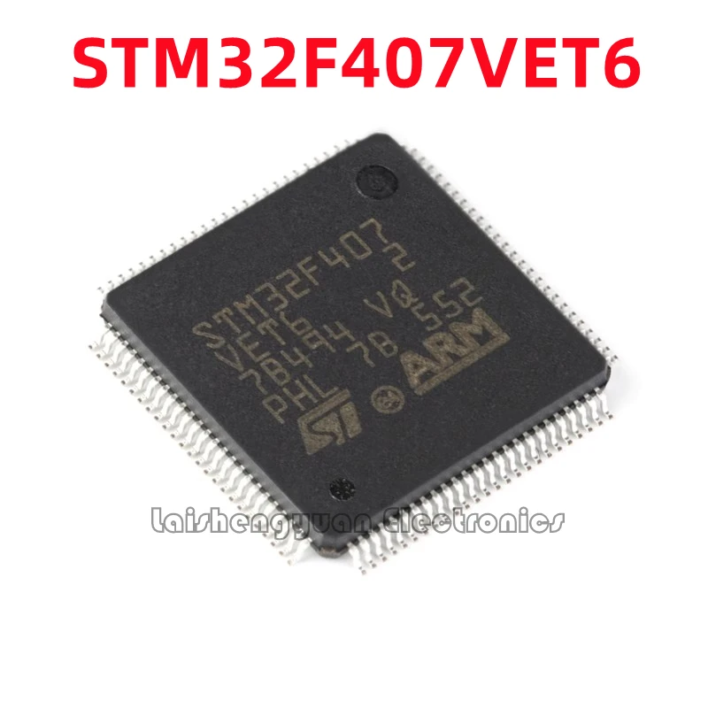 Original genuine STM32F407VET6 LQFP-100 ARM Cortex-M4 32-bit microcontroller MCU 100% brand new chip