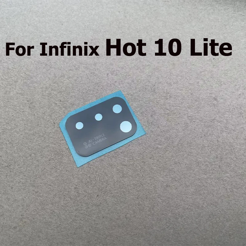 For Infinix Hot 10 10i Play Lite Rear Back Camera Glass Lens With Adhesive Sticker Back Camera Protector Cover