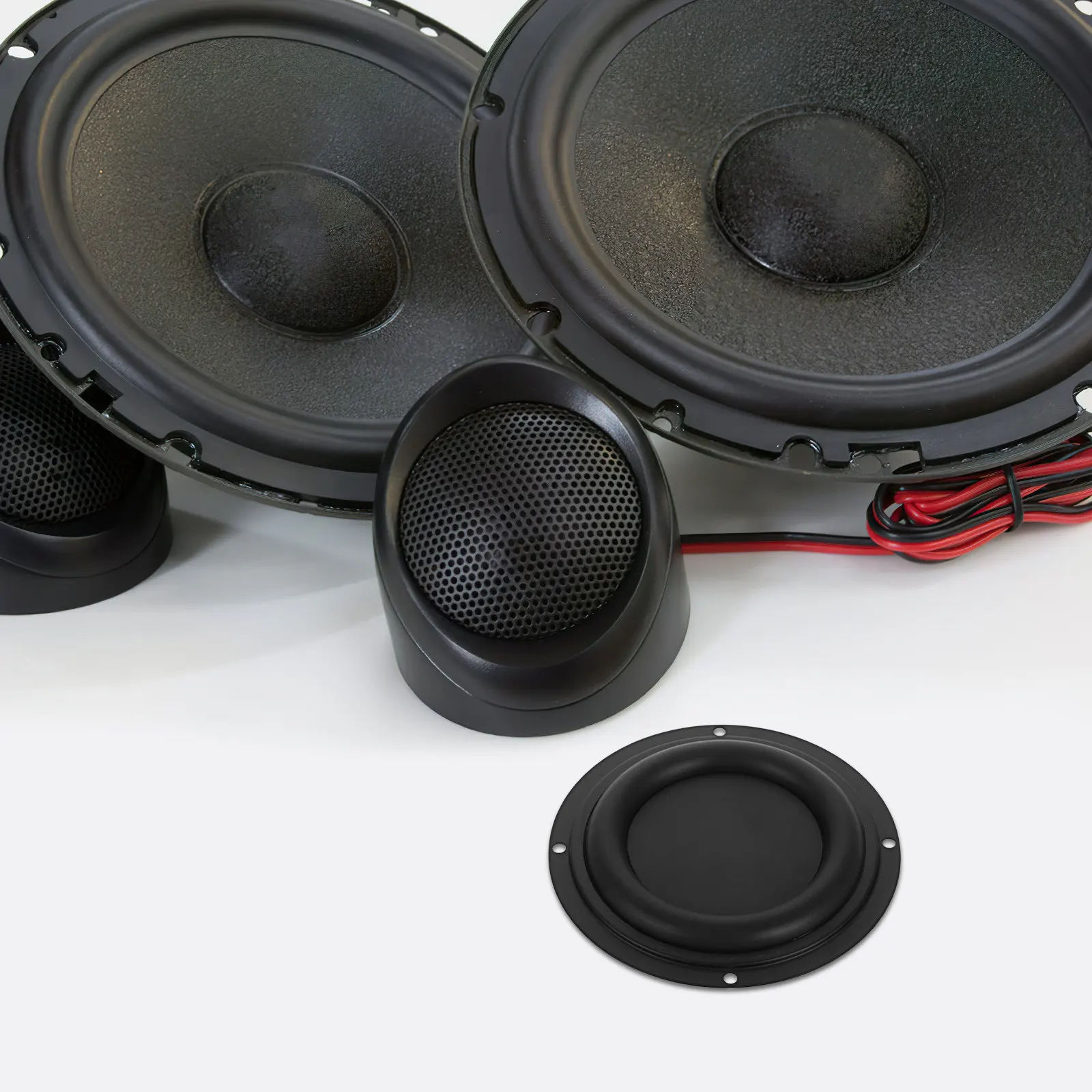 4 Inch Round Bass Radiator Diaphragm Passive Speaker Vibrating Membrane for Car Subwoofer Home Audio DIY Upgrade Replacement