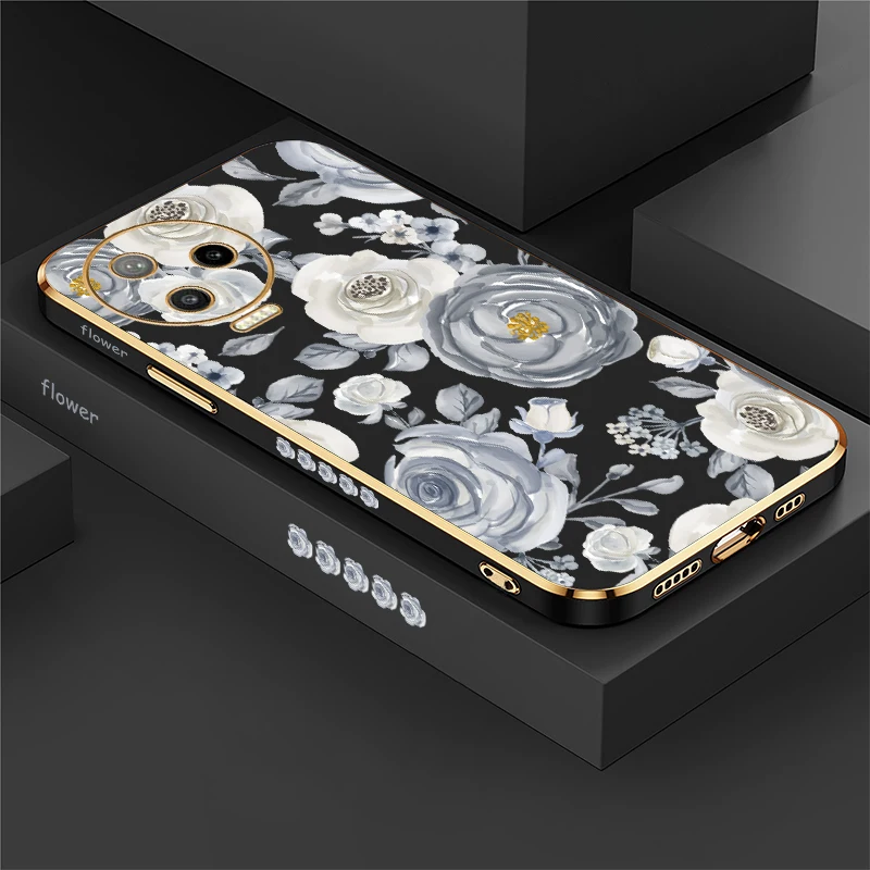 Чехол для телефона с цветочной росписью для Infinix Note 40 12 G96 11 Pro 30 12 VIP 11S 30 5G 10 8 8i с покрытием из силиконового мягкого чехла Чехол для телефона с цветочной росписью для Infinix Note 40 12 G96 11 Pro 30 12 VIP 11S 30 5G 10 8 8i с покрытием из силиконового мягкого чехла