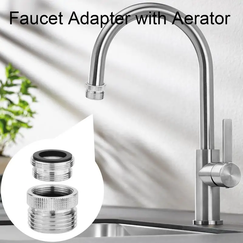 Kitchen Aerator Bubbler Water Purifier Adapter Faucet Extend Length Adapters  Durable Faucet Adapter Kit for Garden Patio Balcon