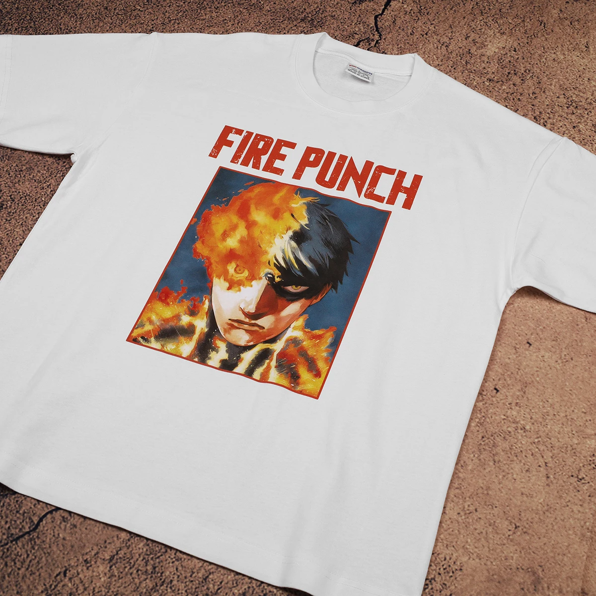 Fire Punch T-Shirt Japanese Anime Manga Graphic Comic Fan Casual Short Sleeves Cotton Unisex Printed Art Gift Men's Shirt