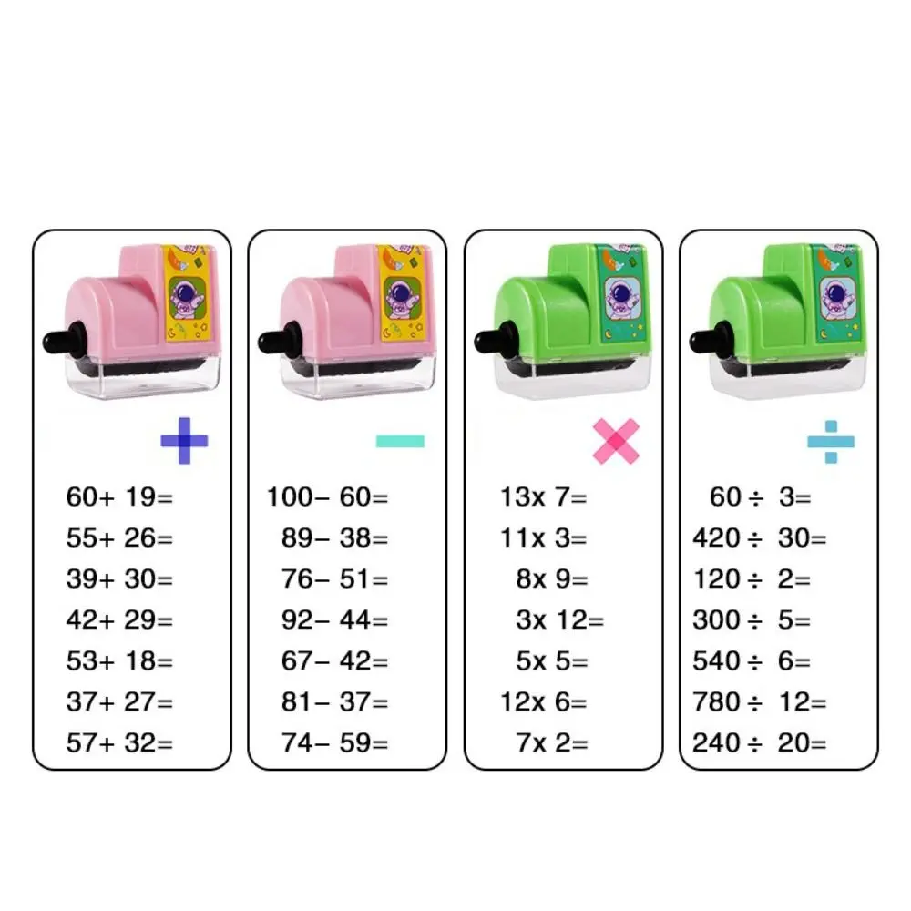 قابلة لإعادة الاستخدام الرياضيات المتداول ختم الضرب قسم إضافة الطرح الرياضيات الأسطوانة ختم العمليات الرياضية