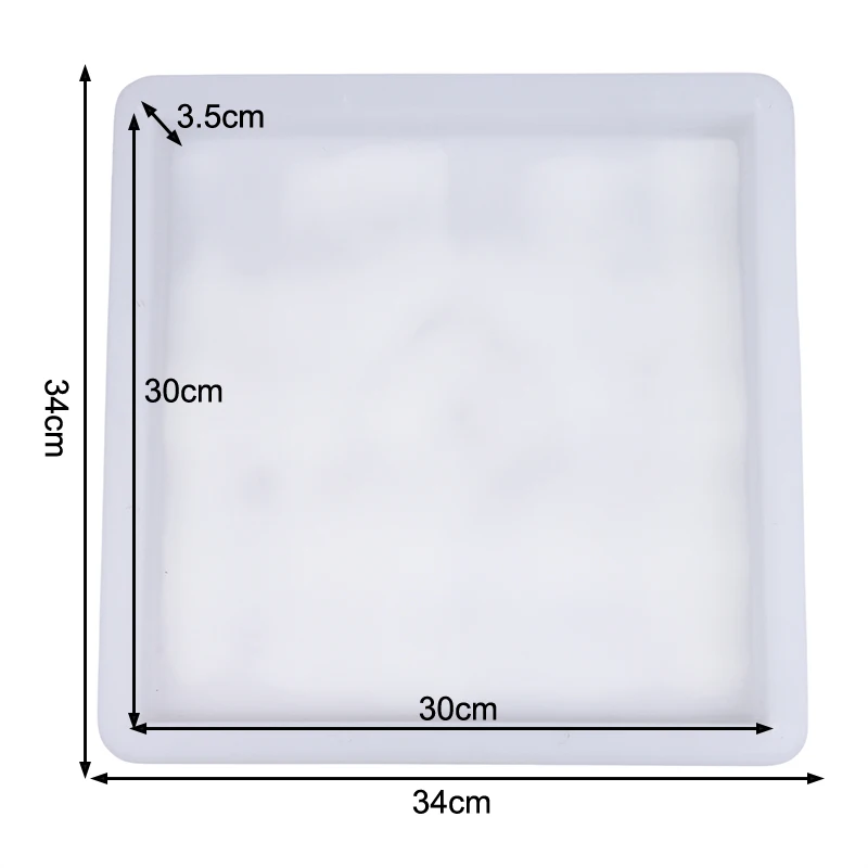 DIY Practical Path Lawn Paving  Brick Mold Garden Courtyard Stone Road Concrete Pavement Walk Maker Mold Imitation Tools view 6
