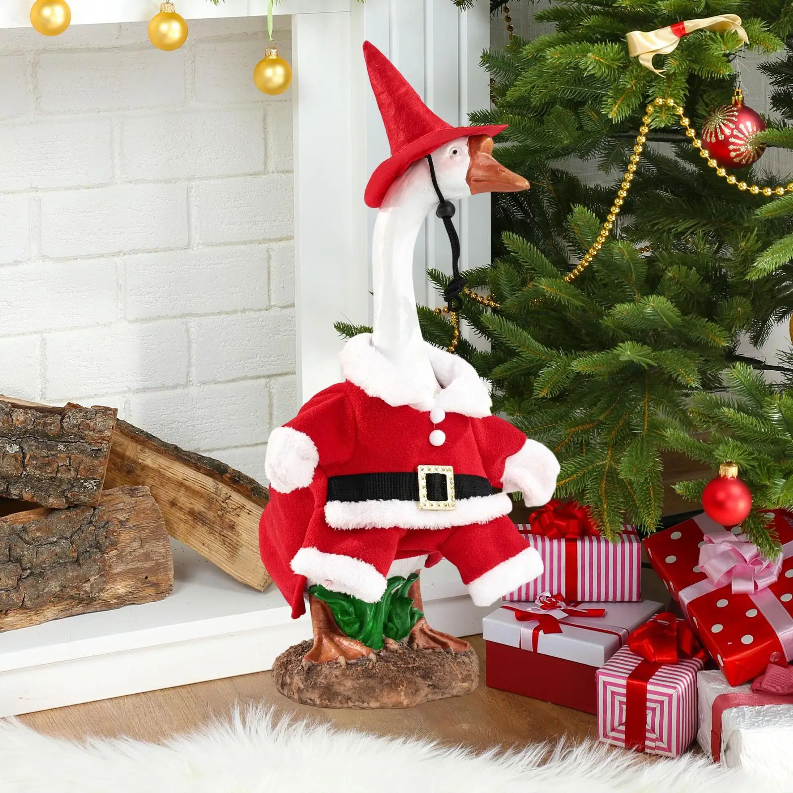 

Christmas Costume for Decoration, Party, Cute, Unique, Funny Christmas Costume for Garden, Christmas Statue.