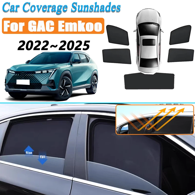 

Подходит для Trumpchi GAC Emkoo, аксессуары 2022 ~ 2025, магнитный автомобильный солнцезащитный козырек, занавеска на лобовое стекло, солнцезащитный козырек на боковое окно