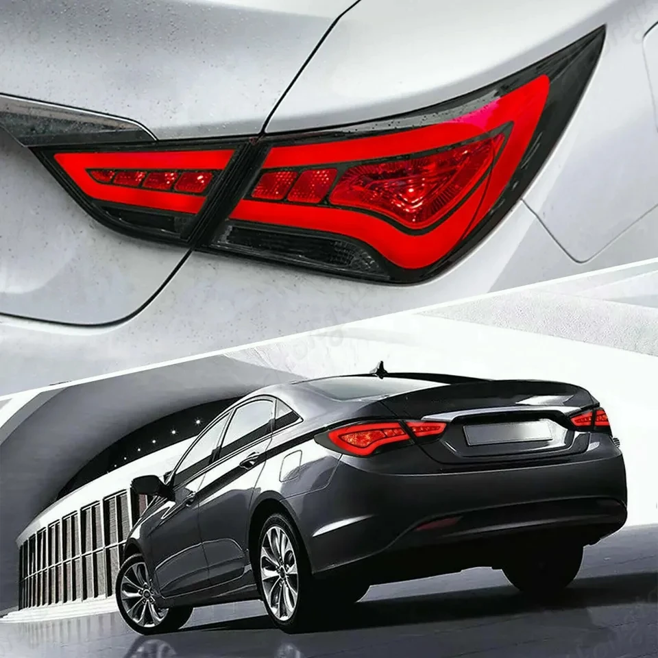 Taillight Assembly for 2011-2012-2014 Modern 8 generation Sonata LED modification, running lights, brake lights, rear steering