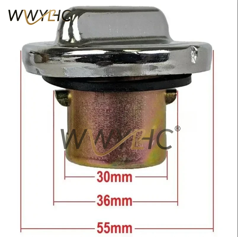 Scooter ciclomotor 1/4 giro genérico tapa del tanque de combustible/tapa del tanque de gasolina para tanque GY6 Roketa Sunl Baja Jonway Taotao Jmstar 1 pieza