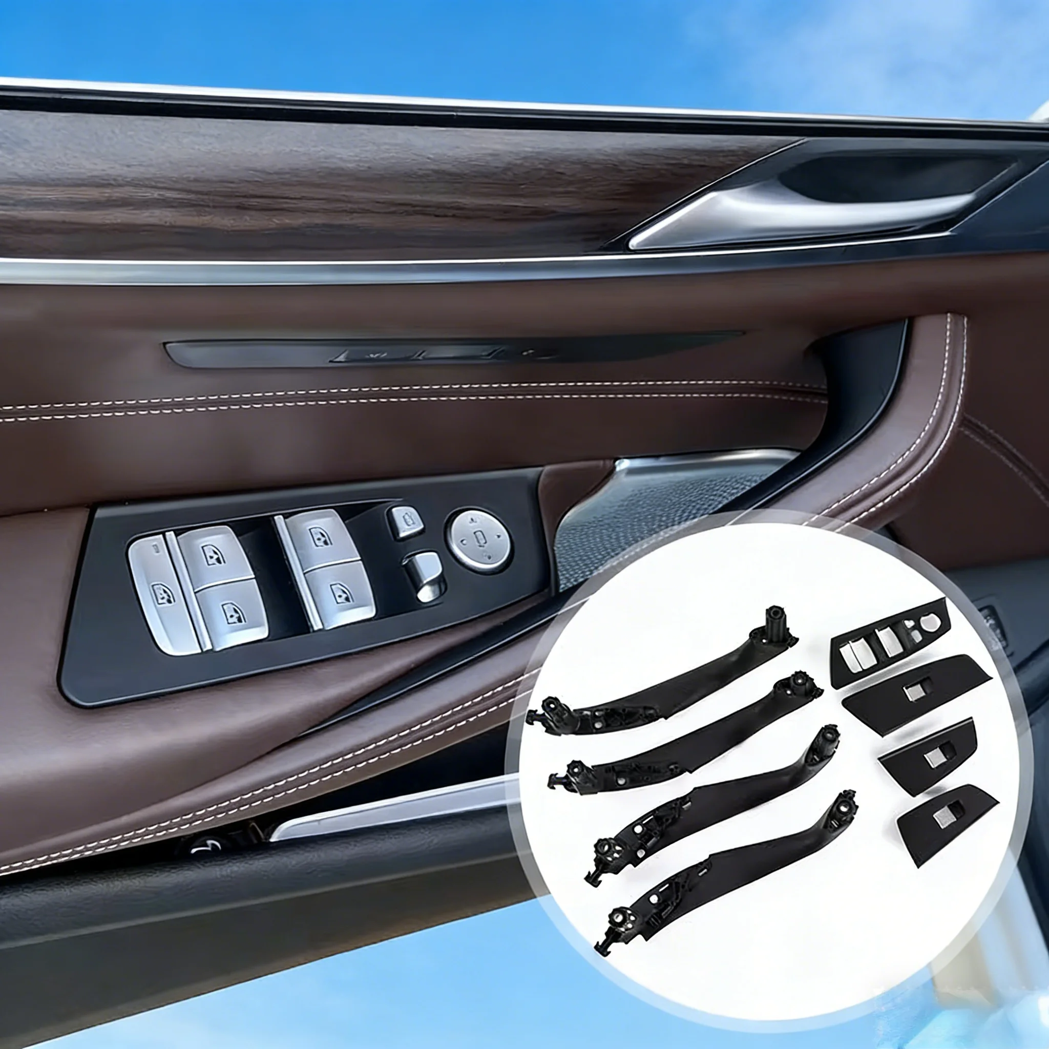 

Внутренняя ручка двери (левая/правая) для BMW 5 серии G30 G31 G38 F90, замена накладки панели, для лево- и праворульных автомобилей