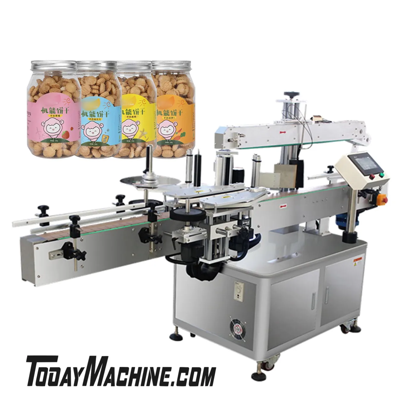 Automatic Box Carton Single Sticker Top Labeling Machine