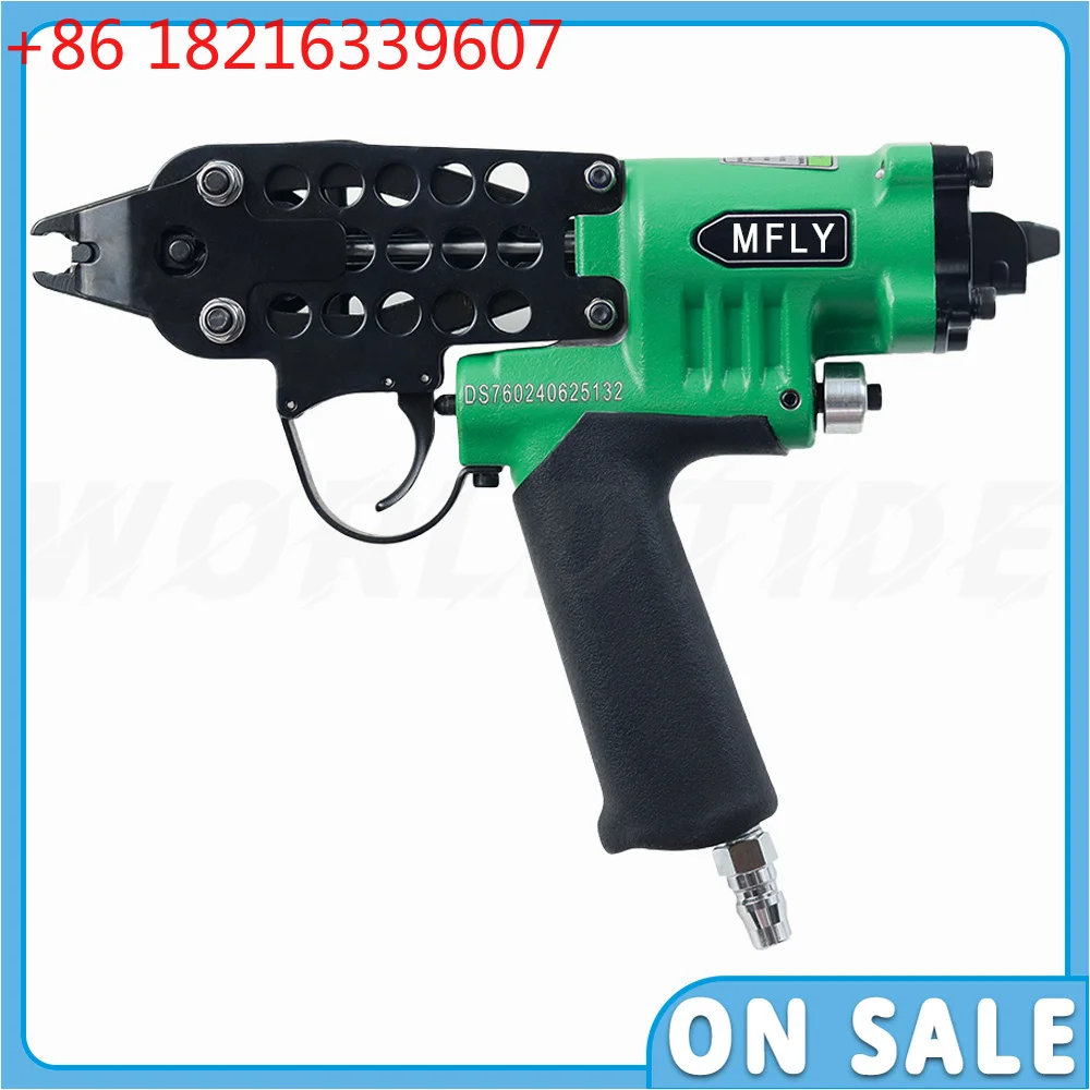 YAO New SC760 Pneumatic C-type Nail Gun, Car Seat Cushion,Spring Mattress Bundling C Ring Pliers,Chicken Cage Gun Nail Sofa Gun