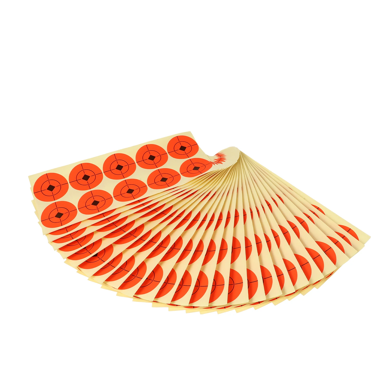 25 ورقة من ملصقات الرماية الهدفية، ورق تدريب ذاتي اللصق، ورق تمرين مطبوع شفاف للرياضة