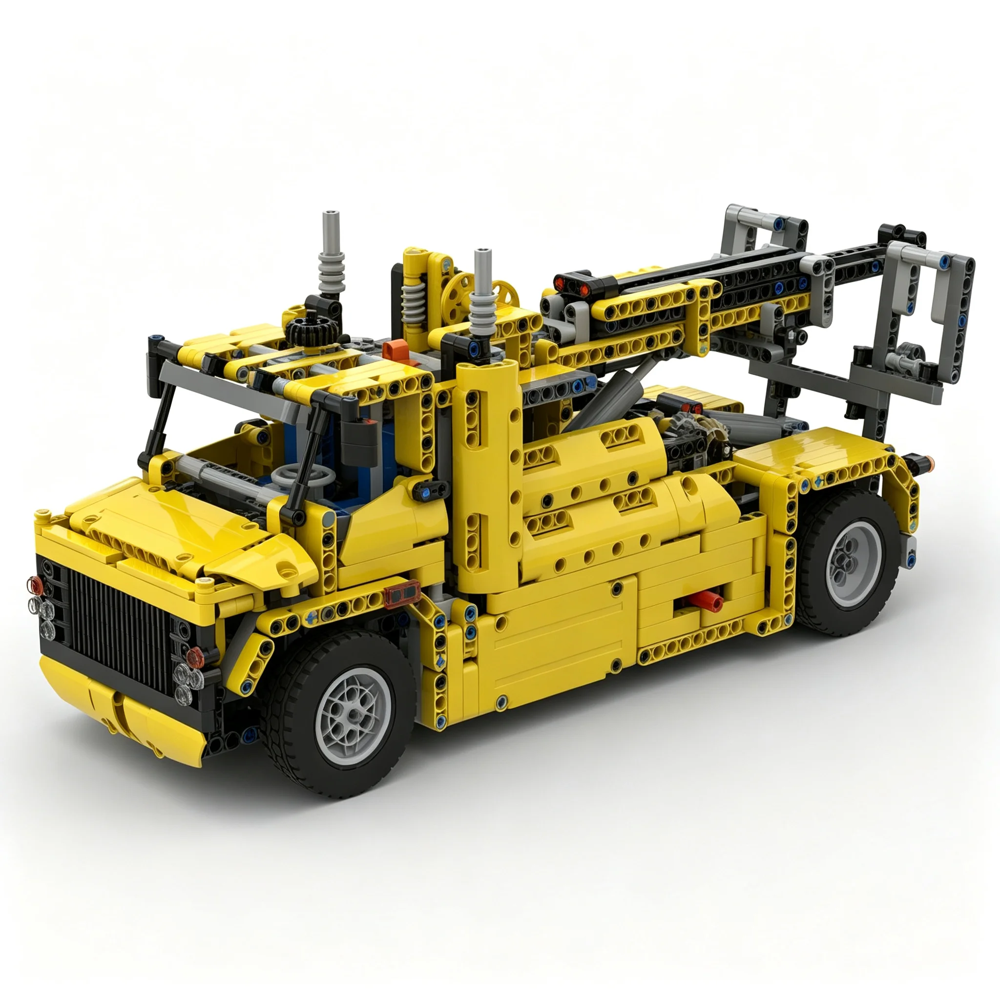 1491pcs MOC Tow Truck Alternate Technical Model Toy Building Blocks Architecture Christmas Gift Collection Display DIY Idea