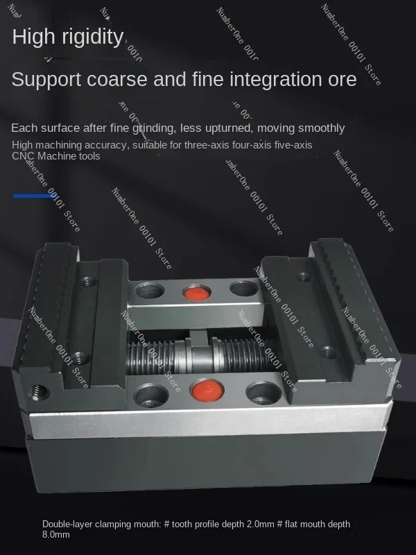 five-axis self-centering vice batch quick-change soft claw multi-function flat-mouth small vice clamp machine tool fixture