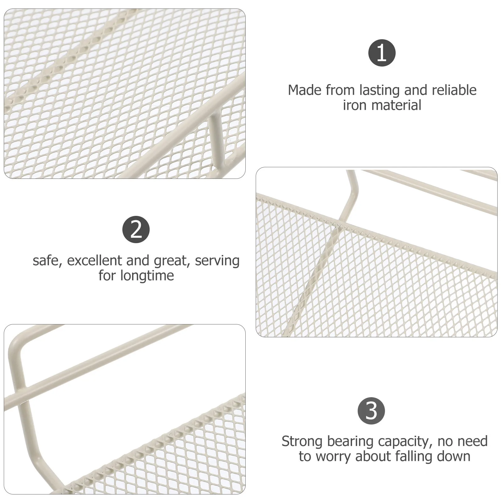 رف توجيه مثبت على الحائط مادة حديدية بدون حفر رف تخزين جداري حامل صندوق كابل قدرة تحمل قوية تخزين منزلي #2