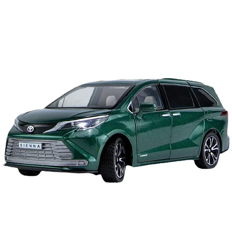 1:24 Toyota Sienna Mpv Van Alloy Diecasts & Toy Vehicles Metalen Speelgoed Auto Model Geluid En Licht Collection Kids Speelgoed h4