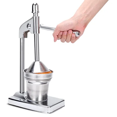 Stall artifact Stainless steel manual juicer Household orange juice Lemon fruit handmade pomegranate juice press Commercial