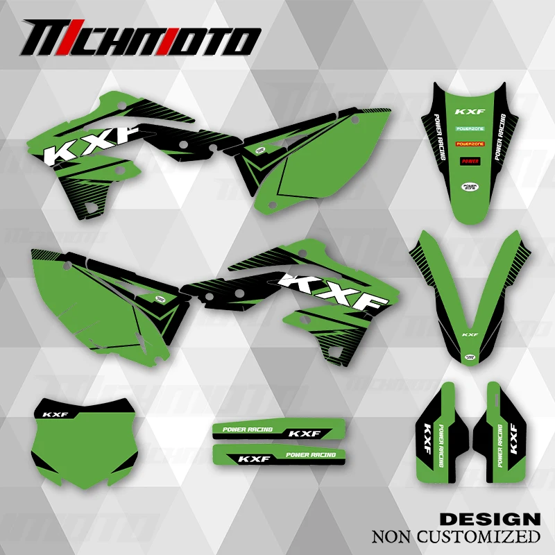 

MCHMFG новый стиль графические наклейки наборы наклеек для KAWASAKI 2013 2014 2015 2016 KX250F