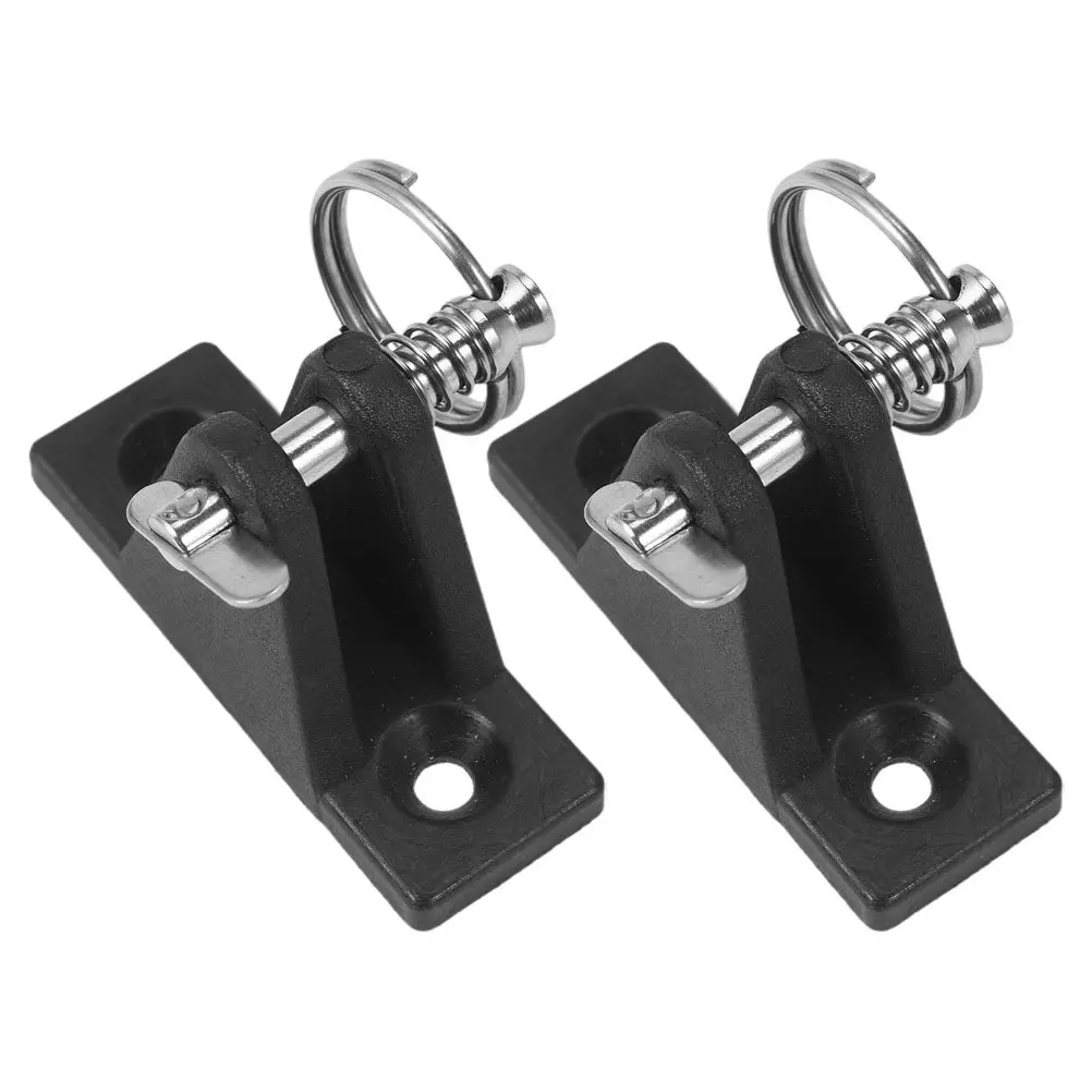2 Pcs Bimini Deck Fittings Boat Replacement Hinge Mount Mounting Hardware Components