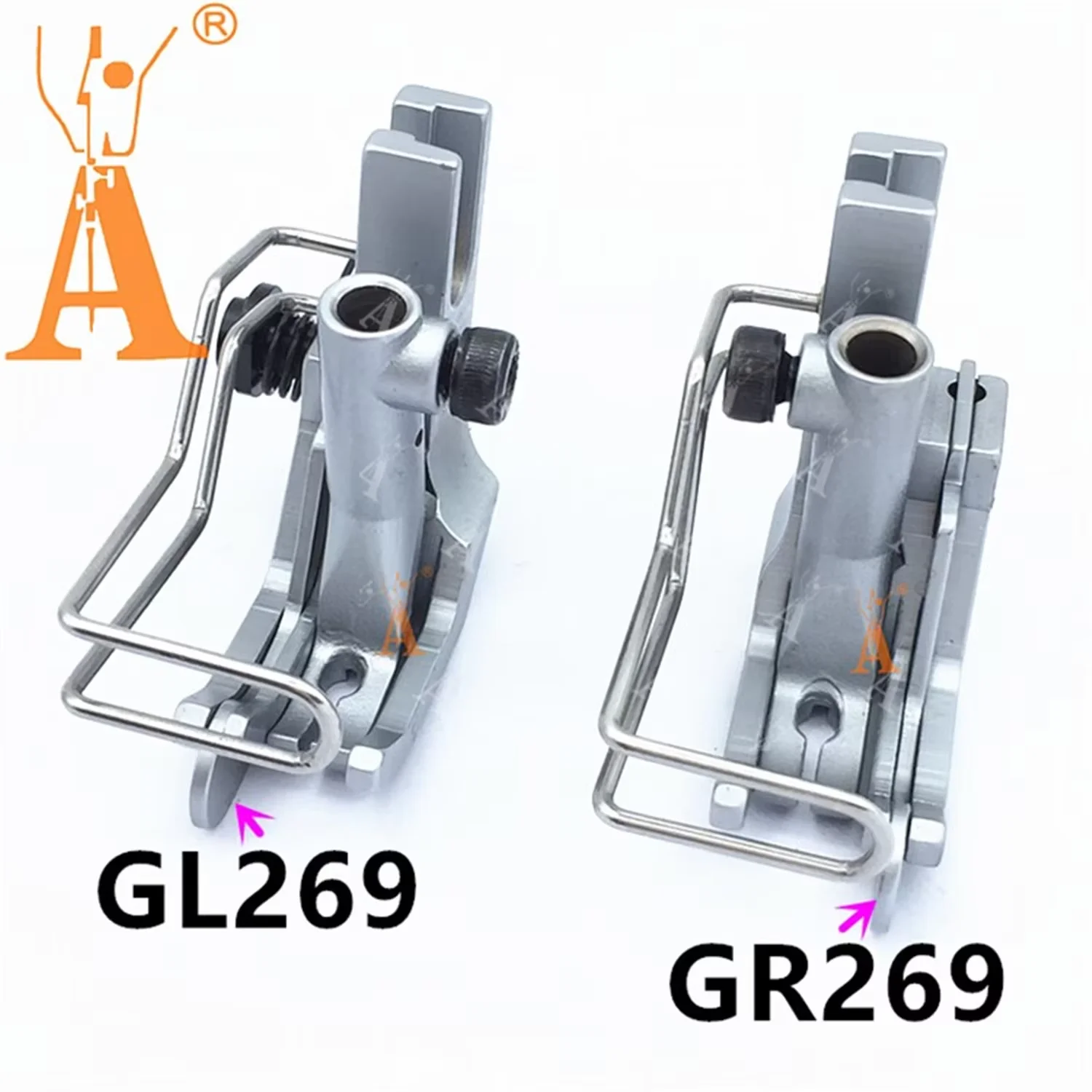 GL269/GR269 Left / Right Side Edge Guide Presser Foot For Durkopp Adler 67,167,267,69,269 JUKI LS-1342 LS-1342-7