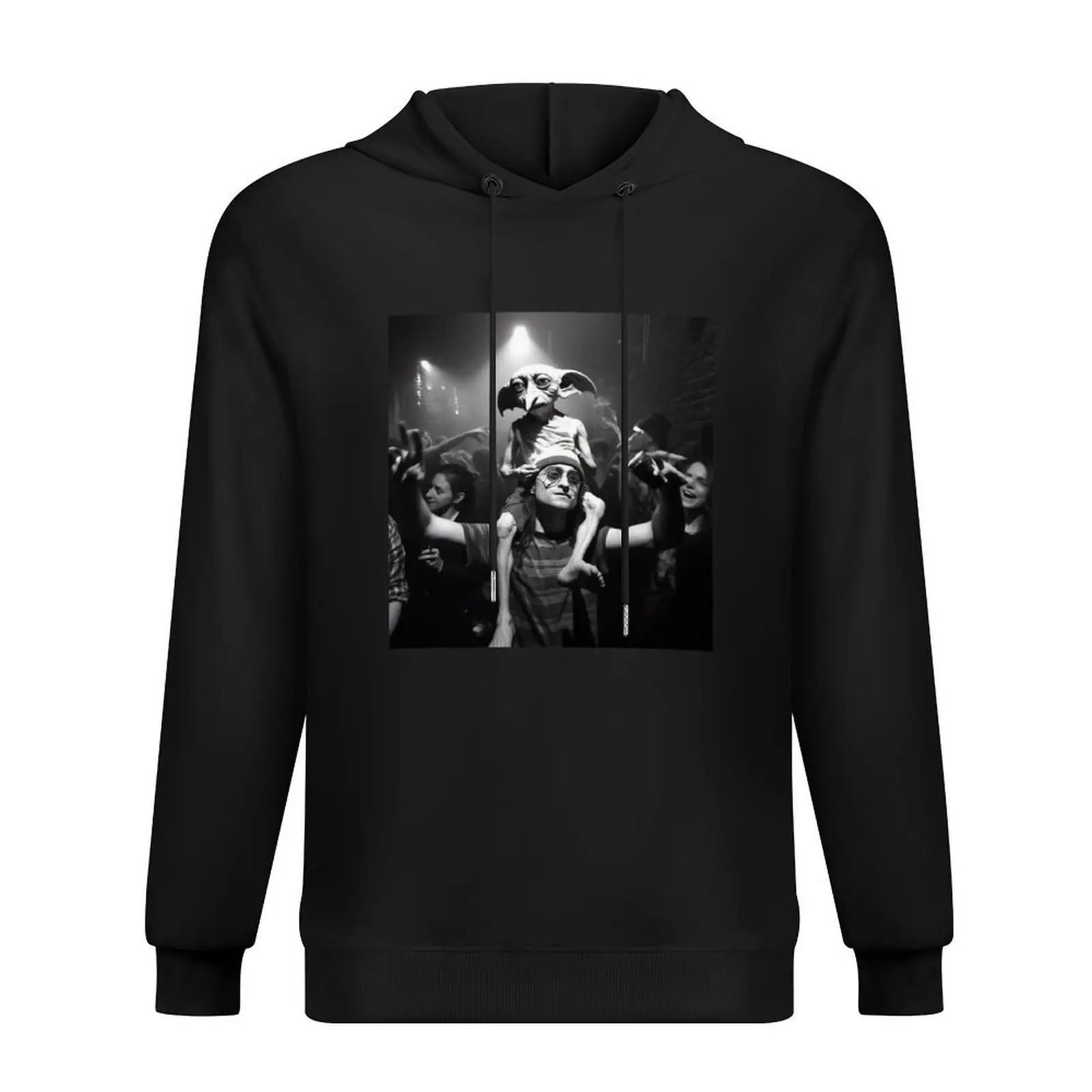 

Wizard and Creature called dobby at a Rave Hoodie graphic t shirts men mens clothes autumn clothes korean clothes autumn hoodie