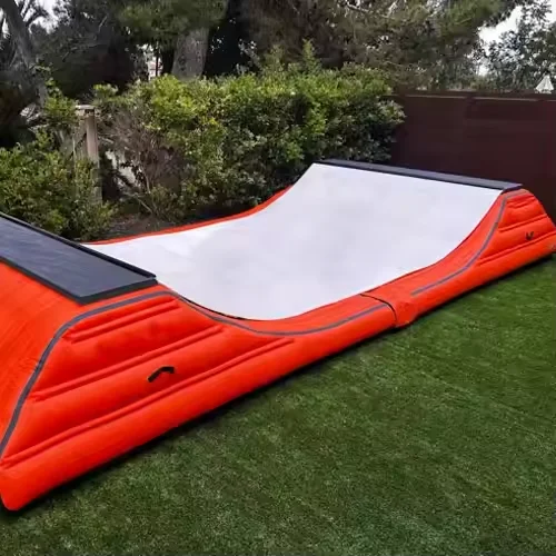 Compre fábrica inflable u-board rampa airbag tierra salto rampa inflable mtb airbag rampa de soplado alquiler de deportes extremos