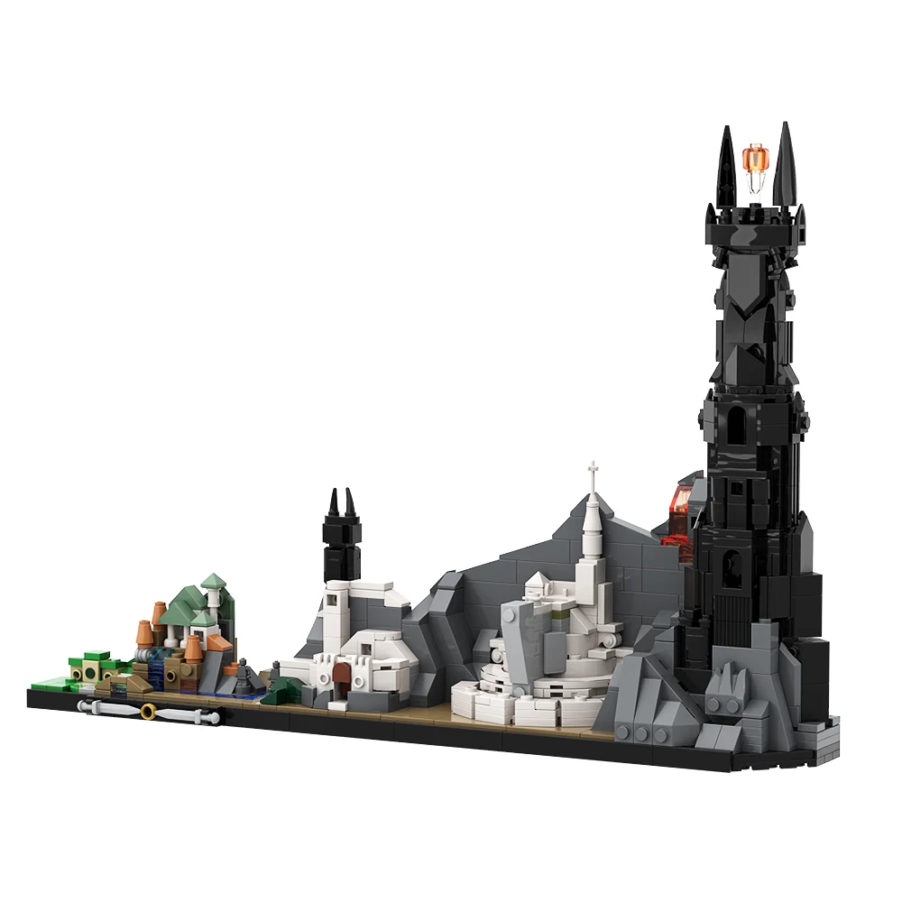 Gobricks – ensemble de blocs de construction du film MOC, l'architecture du horizon annelé, scènes de combat classiques, modèle de collection, jouets en brique, cadeau pour enfants