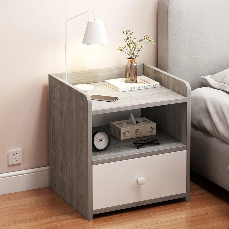 Modern Drawers Nightstand Bedroom Storage Garden Hallway Nightstand Table Pretty Top Upgrade Table De Chevet Library Furniture