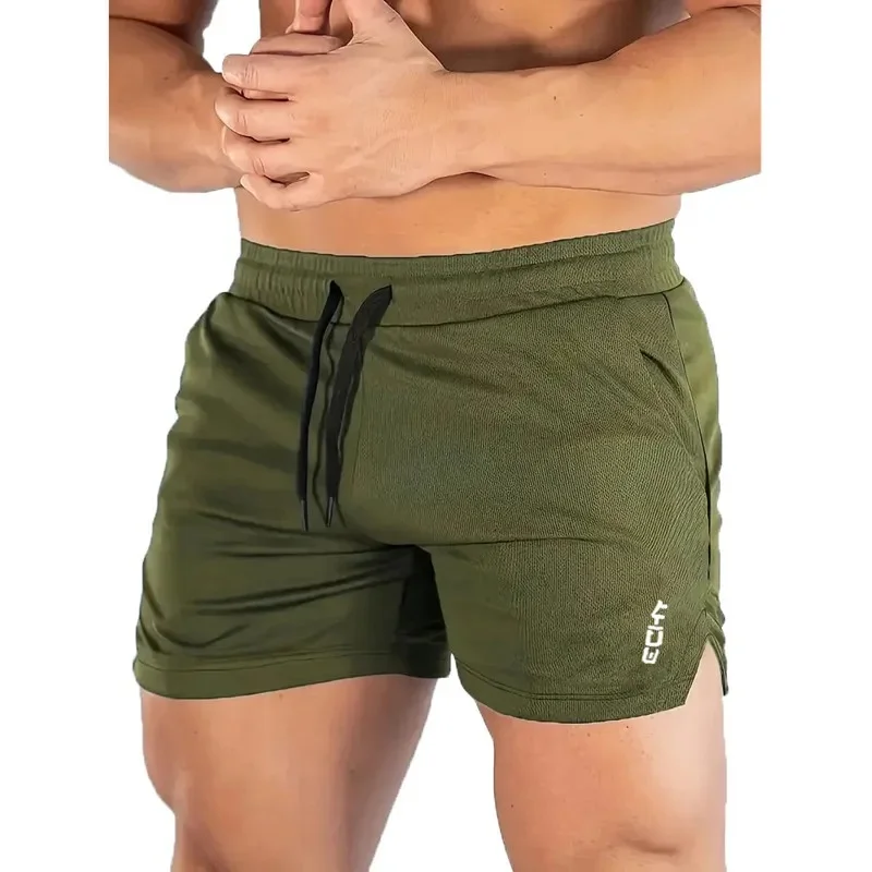 NEW Summer Mesh Sports Shorts Men's Sportswear Breathable Trend Fitness Men Three Point Pants Running Casual Sports Men Shorts