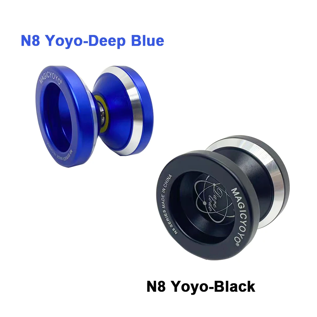 MAGICYOYO N8 Yoyo Ball Toy Metal YoYo Ball D47mm Width 41.4mm 8-ball Bearing W/ Rope Yoyo Toys Gift