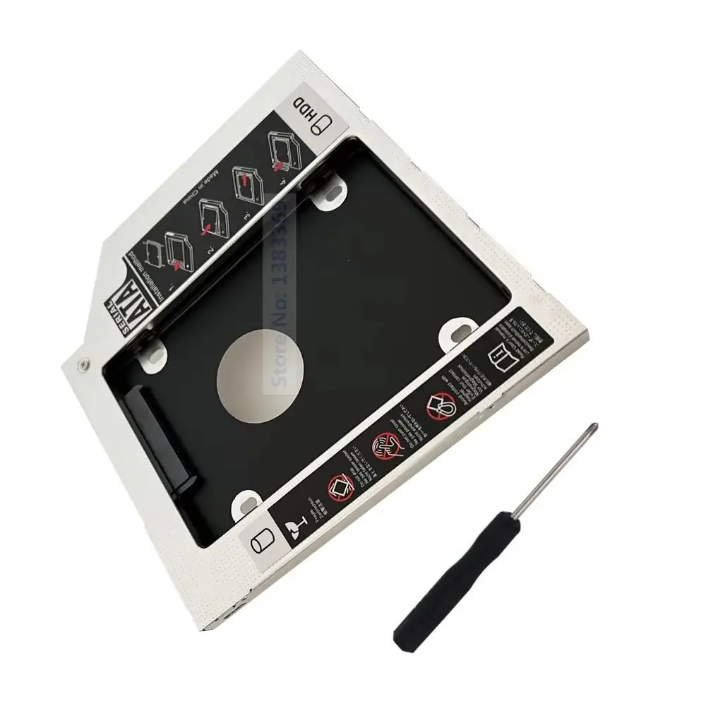 suporte-adaptador-para-2º-disco-rigido-sata-25-hdd-ssd-para-baia-Optica-hp-245-250-255-450-470-g1-g2-g3-g4-g5-g6-gud1n-dvd-odd