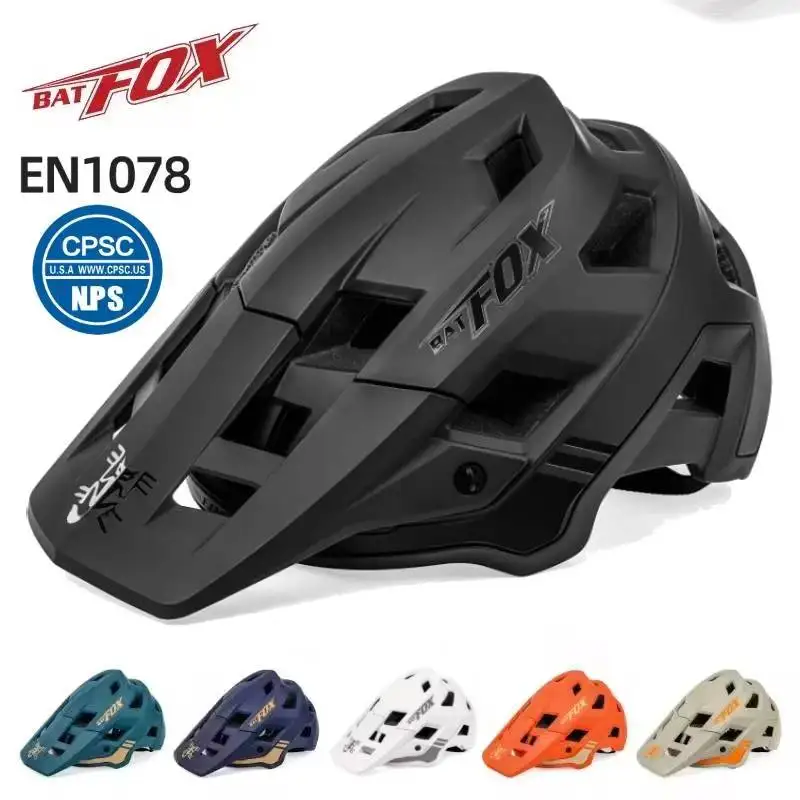 BATFOX Helmets Men's Cycling Bicycle Helmet casco para mtb Mountain Bike Racing Speedframe Cycling Helmets