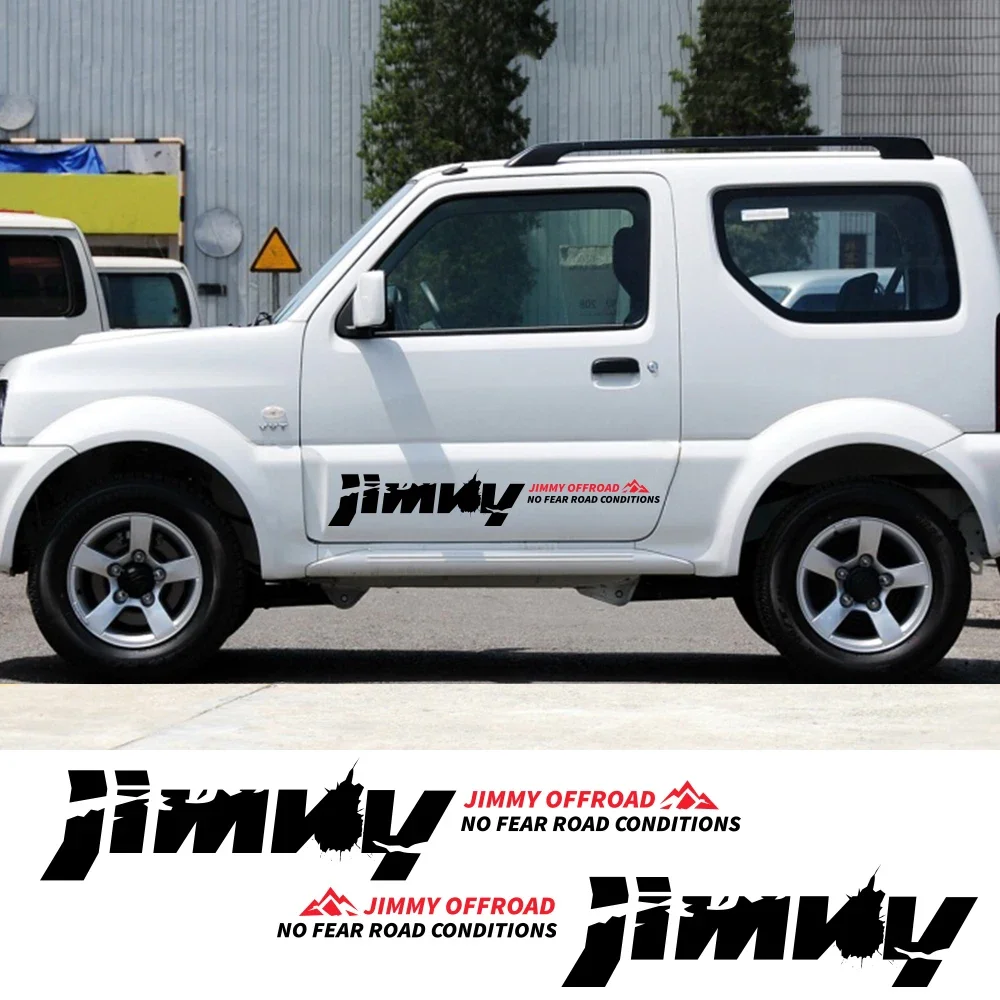 

2Pcs Car Side Stickers Vinyl Film Auto 4WD offroad Decals Automobile Decoration Styling Car Tuning Accessories For SUZUKI JIMNY