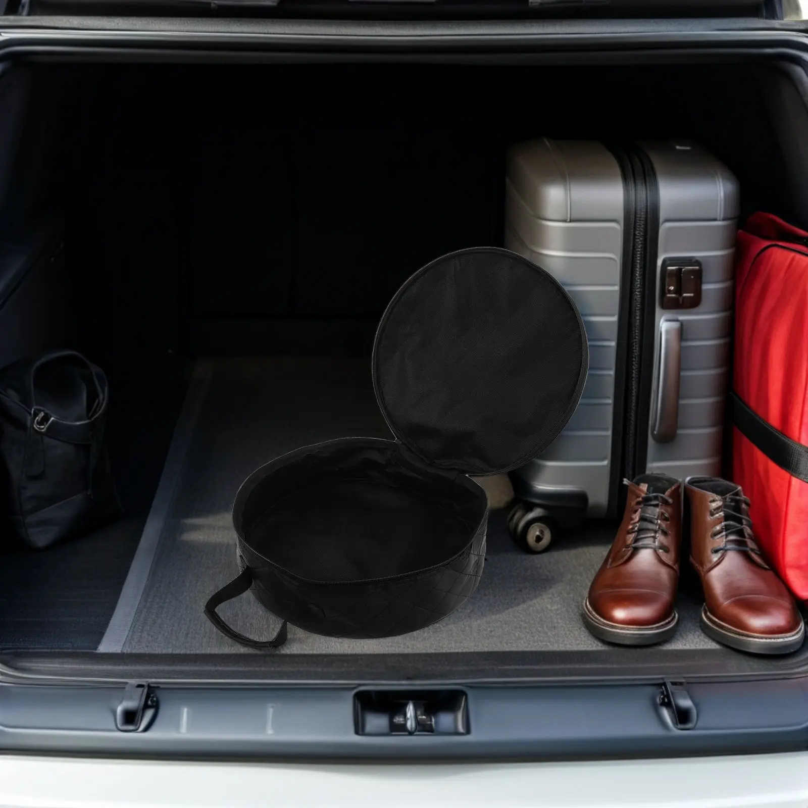 Ev Charger Storage Bag High-Density Compact Portable Car Trunk Organizer for Electric Vehicle Charging Cable Adapter Protective