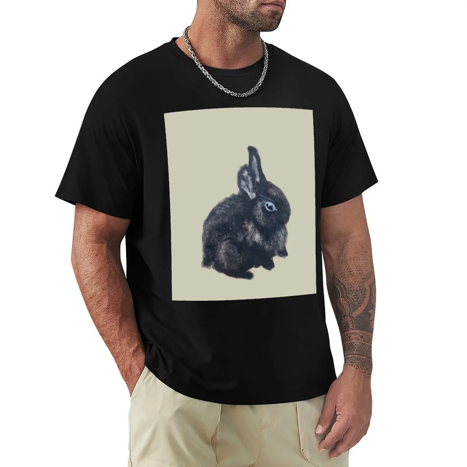 

Black Rabbit Sugarbun T-Shirt valentines clothes anime t shirts t shirts for men pack