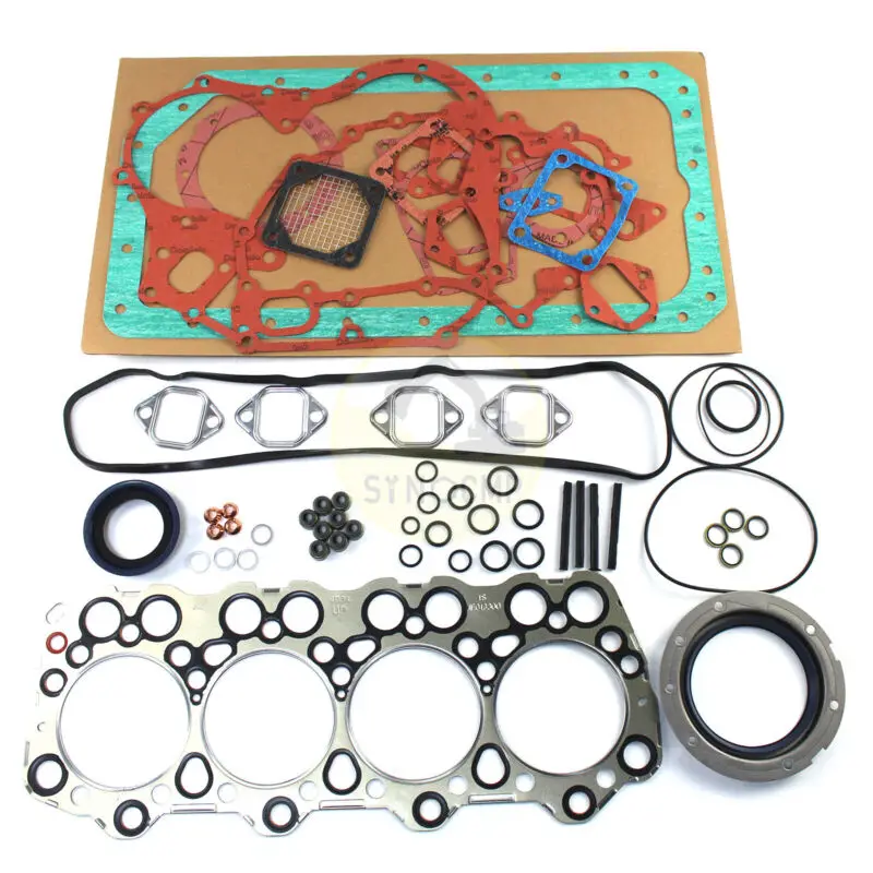 Engine gasket kit Rebuild Set For Mitsubishi Fuso 4D34 Truck Excavator 3 Month Warranty