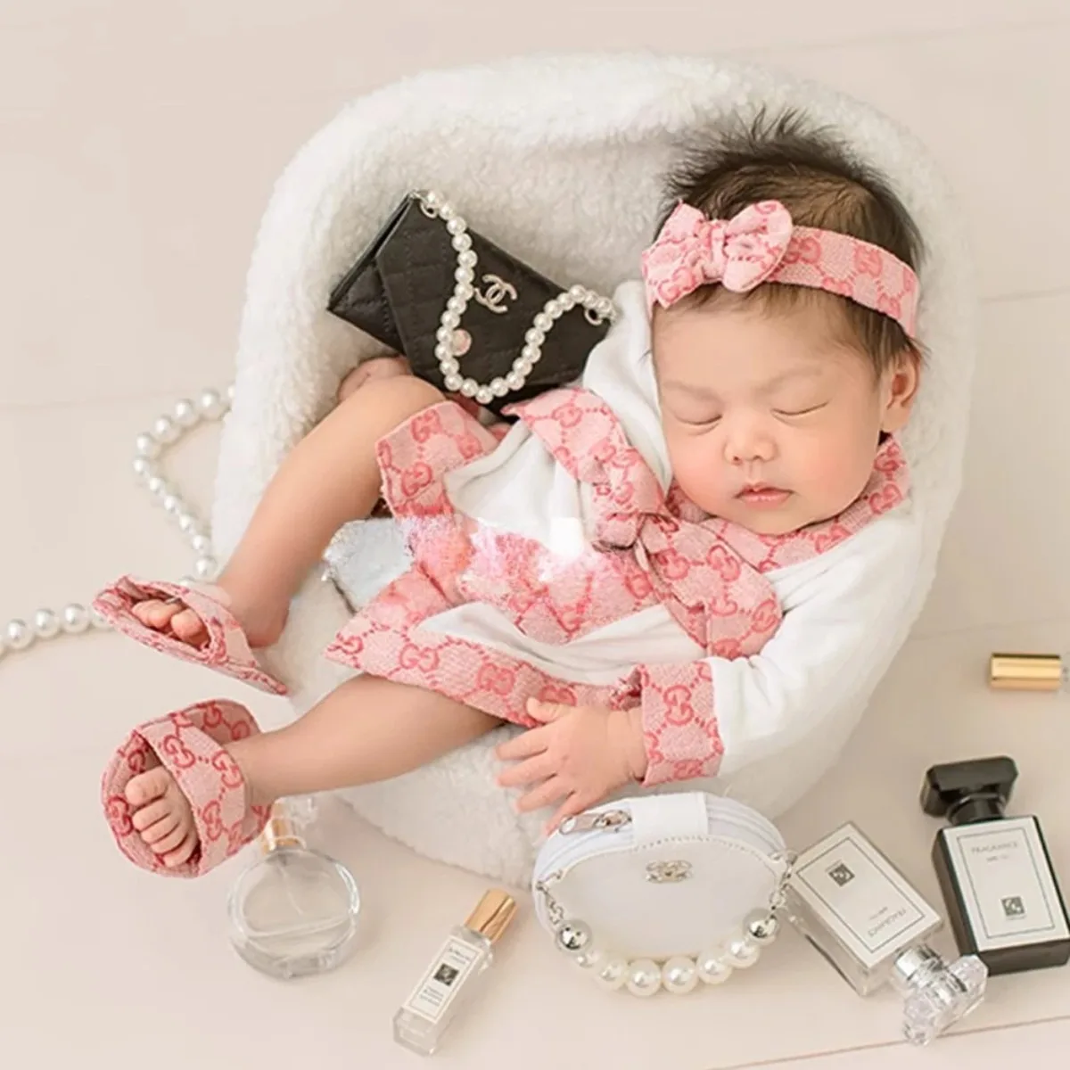 

Реквизит для фотосъемки новорожденных девочек и мальчиков, детский мягкий халат, одежда, подушка, тапочки, повязка на голову, комплект для студийной съемки