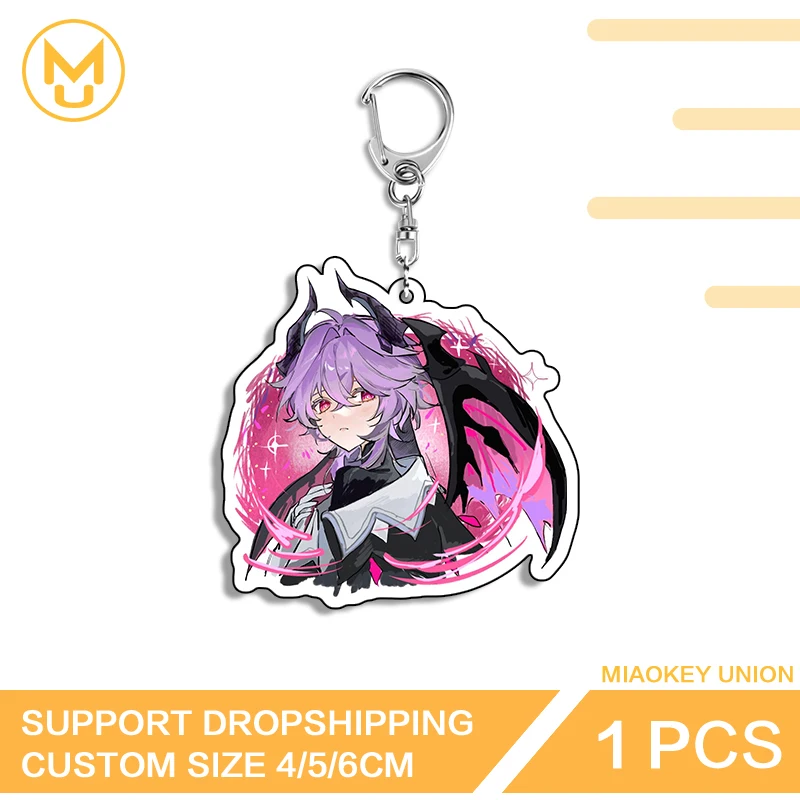 Genshin Impact Durin Waterproof Attractive Chic Double Sided Acrylic Keyring Advance Guard Premium Creative Amusing Jewelry