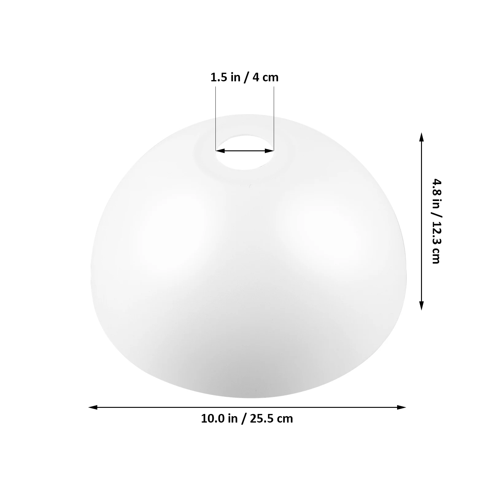 

4 pcs Small Mushroom Lampshade Plastic Durable Reusable Lamp Shades for Floor Lamps Light Diffuser Bowl Shape Replacement Cover