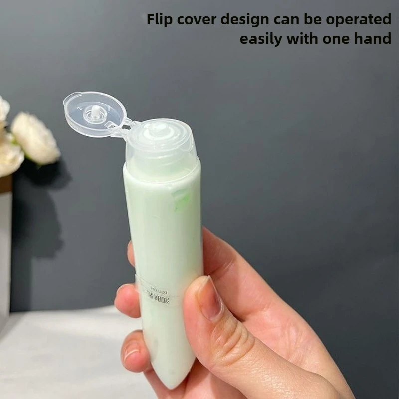 5/2PC Plastic Lege Draagbare Buizen Knijp Cosmetische Crème Lotion Reisfles Hervulbare Fles Shampoo Container Make Up Gereedschap