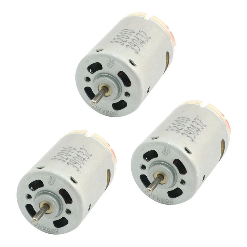 มอเตอร์แม่เหล็ก3X ของเล่นตุ๊กตาไฟฟ้า DC 12V 21000RPM ความเร็วสูง