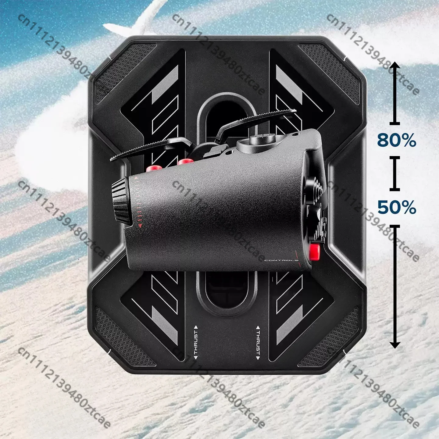 Simulation Flight Throttle Control Module Compatible With Matching Operating Stick Unit Desktop Aviation Simulation Game