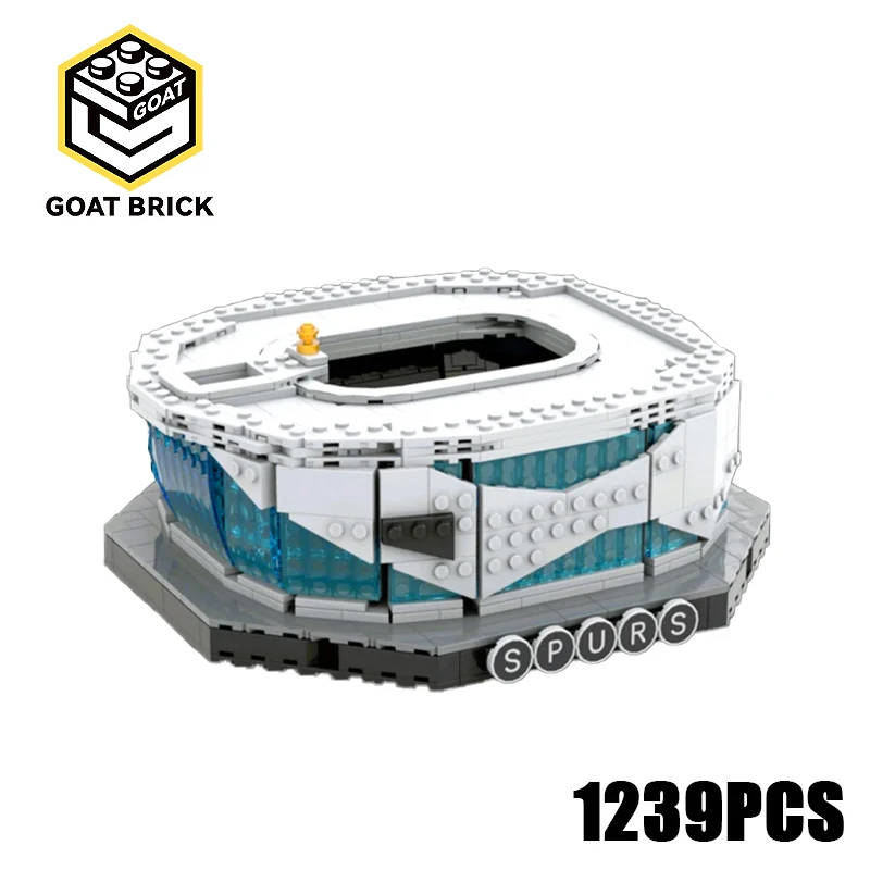 

Футбольный Moc, строительные блоки, Тоттенхэм, Хотспур, стадион, технология, модульные кирпичи, модель, подарки, рождественские игрушки, наборы «сделай сам», сборка