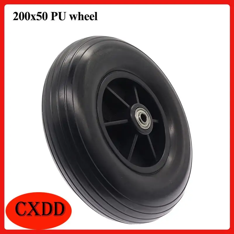 

Enhance your electric scooter's performance with these 8-inch 200x50 solid foam front wheels.